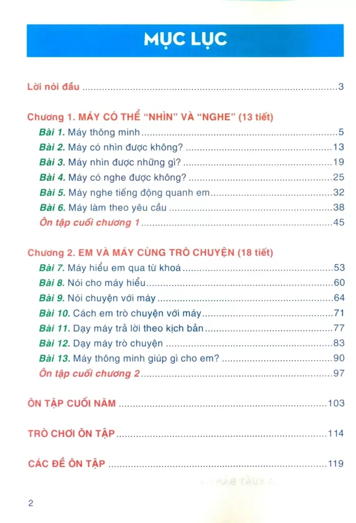 HƯỚNG DẪN GIẢI BÀI TẬP TRÍ TUỆ NHÂN TẠO (AI) LỚP 1